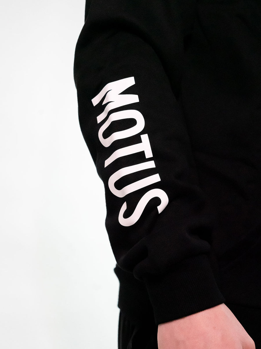 Off-White™ Logo detail black hoodie